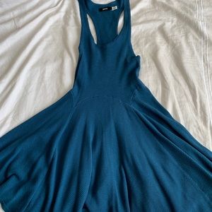 Urban Outfitters Blue Tank Top Skater Mini Dress